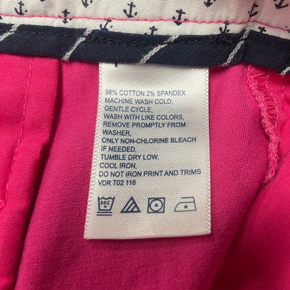 Nautica Pink Cotton Khaki Pocket Shorts Sz 10 - Picture 4 of 6